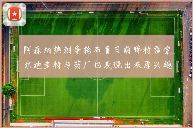 阿森纳热刺争抢布鲁日前锋特雷索尔迪多特与药厂也表现出浓厚兴趣